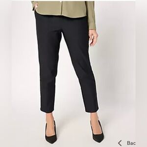 Joan Rivers Regular Bengaline Tapered Leg Ankle Pant